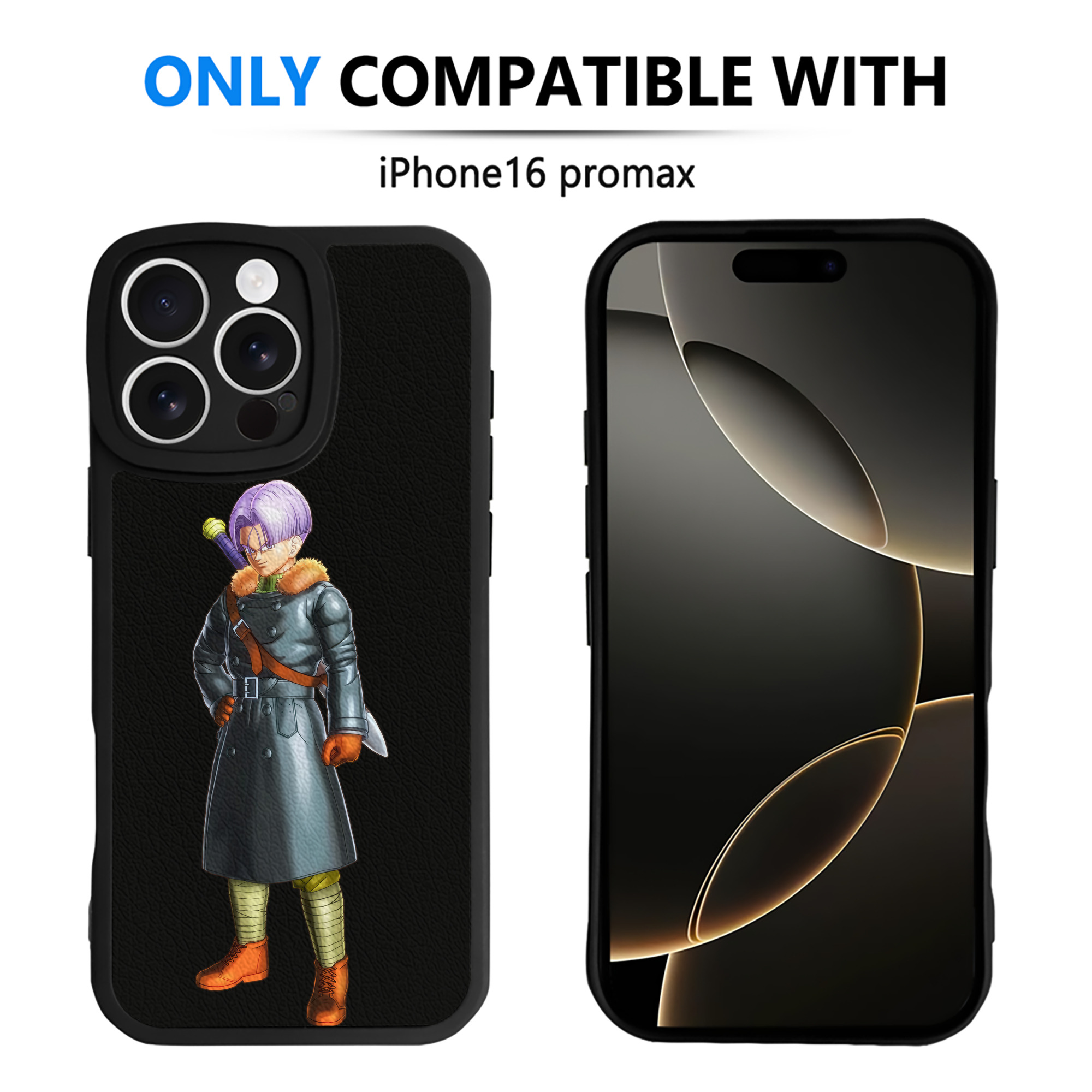 （画像用） ドラゴンボール DRAGON BALL 【iPhone 16シリーズ対応】シリコンスマホケース（レザー調） 材質：シリコン